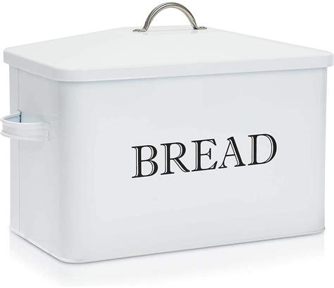 distressed metal bread box|distressed bread box with lid.